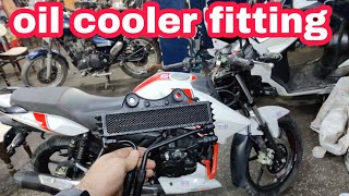 Oil Cooler Fitting 🧐 In Apache RTR 160 😈 Desi Jugaar😎  NCR Motorcycles [upl. by Eenyaj637]