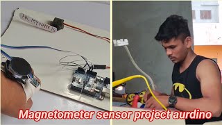 simple magnetometer sensor project using aurdino with trend youtubeshorts aurdino diy [upl. by Eserrehs]