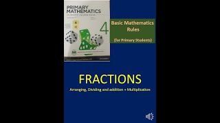 mixed numbers to Improper Fraction Mathematics APSACS Course Book Chapter 4 lesson 1 page 62 to 64 [upl. by Shenan]