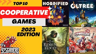 Top 10 Cooperative Board Games  2023 Edition [upl. by Hsakaa949]