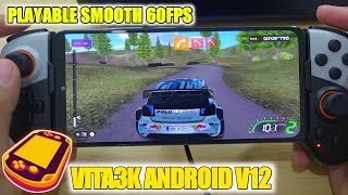 Vita3K Android V12 WRC 5 Playable Smooth 60Fps [upl. by Einneg]