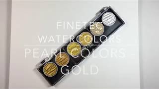 Finetec Gold Palette Swatches [upl. by Nylear596]