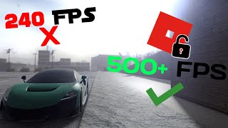 How To Get MORE Than 240 FPS New Roblox Update [upl. by Tterrej956]