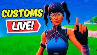 🔴LIVE  FORTNITE CUSTOMS WITH VIEWERS  CUSTOM MATCHMAKING GAMES  CHAPTER 6 [upl. by Akenor]