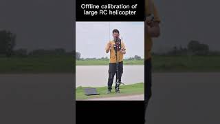 FLYWING H1 Helicopter flight control offline calibrate compass V18 software [upl. by Namara]