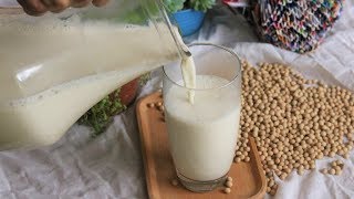 How to Make Soy Milk [upl. by Eilarol]