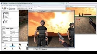 Make a shootingFPS game in copper cube TUTORIAL [upl. by Assenat]