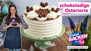 Schokotorte für Ostern  Rezepte für Lidl von Sallys Welt [upl. by Amadus19]