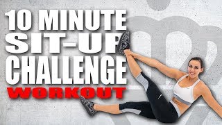 10 Minute SitUp Challenge Workout Sydney Cummings [upl. by Higgins]