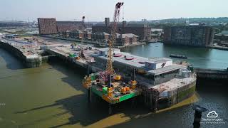 New IOM ferry terminal Liverpool June 2023 [upl. by Leumel]