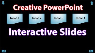 How To Create Interactive PowerPoint Slides [upl. by Oremodlab]