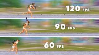 120 FPS vs 90 FPS vs 60 FPS  Does FPS Matter  FPS Comparison  BGMI PUBG MOBILE [upl. by Anelis]