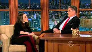 Kat Dennings Interview with Craig Ferguson [upl. by Eleanor]