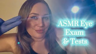 ASMR  Eye Exam amp Tests 👀 [upl. by Lussier]