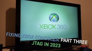 XBOX 360 JTAG in 2023 Repairing XBOX Consoles Part Three [upl. by Marshal]