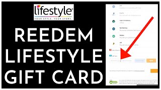 How To RedeemUse Lifestyle Gift Card [upl. by Armillas]