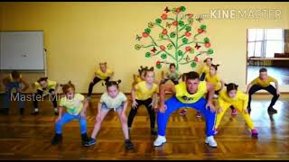 zumba  papaya banana 🍌 Banana Papaya zumbaDance kids Time [upl. by Adnaw]