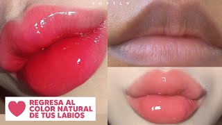 👄 BLANQUEA TUS LABIOS NATURALMENTE LABIOS ROSADOS Y SUAVES 👄  softly [upl. by Jennings]