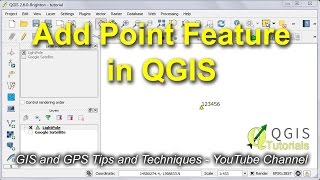 Create Modify and Label a Point Feature in QGIS [upl. by Begga261]