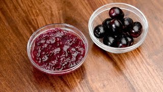 Homemade Jamun Fruit Jam Recipe  Easy Plum Jam  Black Berry Fruit in India [upl. by Schouten]