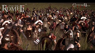 Total War Rome II  Custom Battle  Very Hard  Pergamon amp Troy VS Crete  o24 [upl. by Cassella]