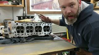 Using a Table Saw to Resurface a Cylinder Head [upl. by Rochemont458]