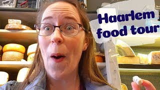 DUTCH STREET FOOD TOUR  Haarlem the Netherlands [upl. by Aiuqal]