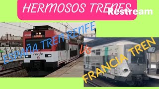 ESTACIÒN DE TREN DE MADRID Vs TREN DE FRANCIA [upl. by Ycam]