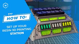 How To Set Up Your SLA 3D Printing Work Station [upl. by Alakim]