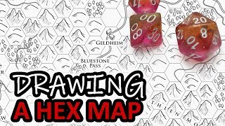 Drawing a Hex Map [upl. by Aleron]