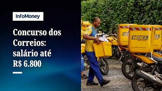 Correios concurso tem salário de até R 68 mil [upl. by Sirromal]