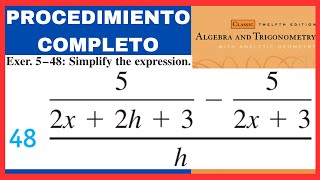 Ejercicio 48 resuelto sección 14 libro algebra y trigonometria con geometria analitica [upl. by Steffin]