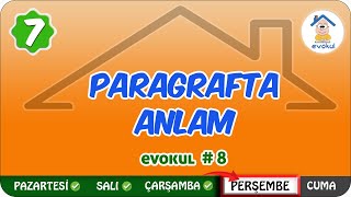 Paragrafta Anlam  7 Sınıf uzaktaneğitim evokul Kampı [upl. by Beitnes]