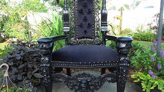 Skull Throne Chair for Halloween [upl. by Aig]