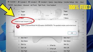 Fix x360ce failed to load quotxinput13dllquot error in Windows 11  1087  How To Solve X360CE ERROR ✅ [upl. by Martreb836]