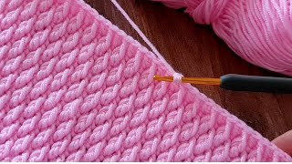 You Should Try This AMAZING Crochet Pattern 👍 EASY Crochet Stitch for Blankets  Beginner Friendly [upl. by Idurt7]