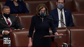 WATCH Pelosi’s full speech on Trump impeachment  Second Trump impeachment [upl. by Jezreel]