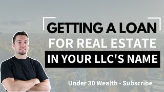 Getting a Real Estate Loan with Your LLC Non Recourse vs Recourse [upl. by Childs]