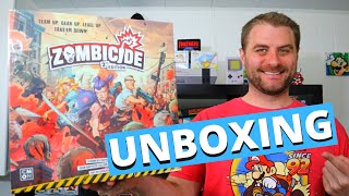 Zombicide 2nd Edition Board Game Unboxing [upl. by Ydnac]