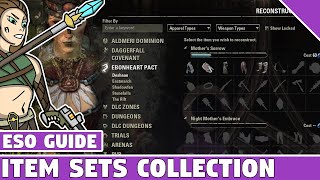 Item Set Collections Guide  ESO Stickerbook  Elder Scrolls Online Markarth DLC [upl. by Abe]