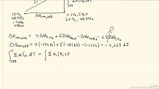 Calculate Adiabatic Flame Temperature [upl. by Anaihs]