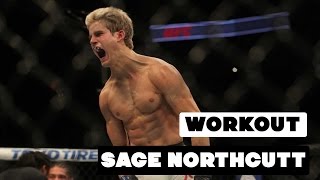 Sage Northcutt Strength Training  Hard Workout [upl. by Ytsihc]