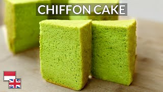 100 SUKSES LEMBUT Resep CHIFFON CAKE Pandan Gluten Free [upl. by Artemisia706]