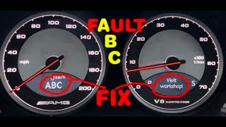 Mercedes R230 SL55 AMG ABC Visit Workshop fault FIX [upl. by Aonehc]