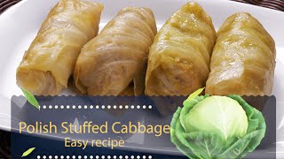 Polish Stuffed Cabbage Rolls  Step by Step Recipe Cabbage Rolls [upl. by Abrahamsen]