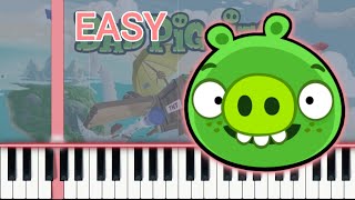 Bad Piggies  Easy Piano Tutorial  Simple Piano [upl. by Scharf]