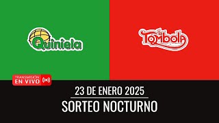 Sorteo Nocturno de Quiniela y Tómbola  23012025  Emisión en directo de Loteria Uruguaya [upl. by Kerek]