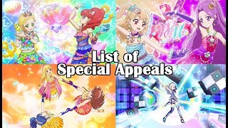 List of Special Appeals in Aikatsu Season 14 [upl. by Brodie387]