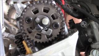 CRF150R valve check part 12 [upl. by Woodhouse]