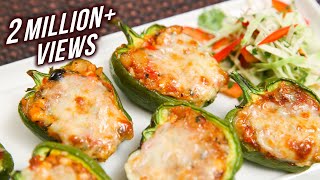 Stuffed Capsicum  Easy To Make Homemade Starter  Party Appetizer Recipe By Ruchi Bharani [upl. by Sev643]